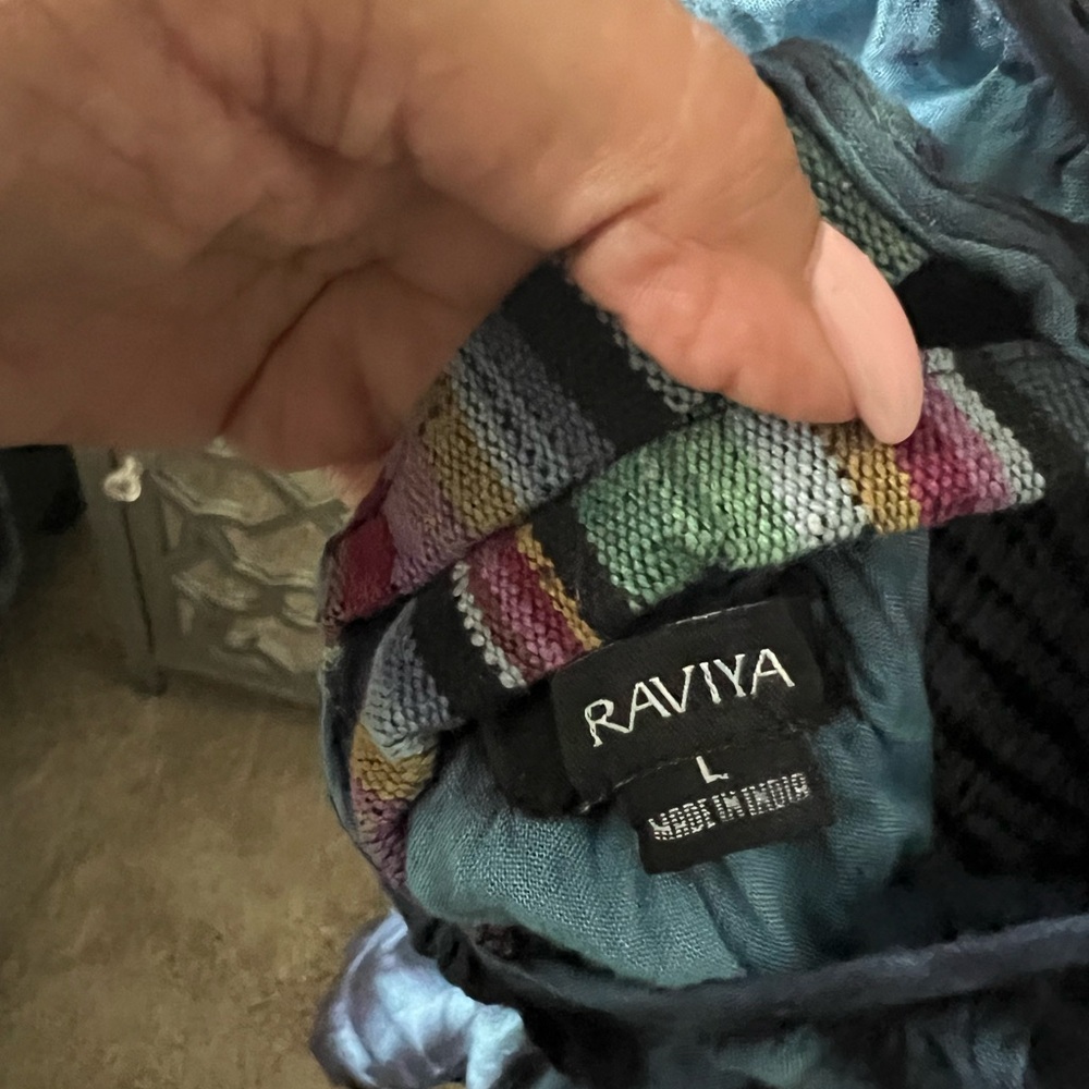 Raviya Blue Tie-Dye Mini Dress - Picture 4 of 10